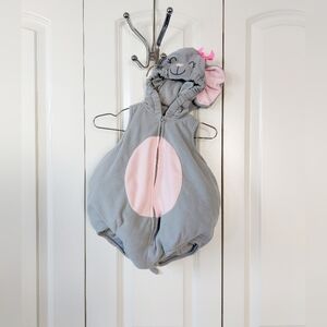 Carter's Gray and Pink Elephant Kids Matching Set